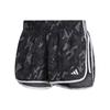 Adidas Logo Print Camouflage Stripe Mid-Waist Sports Shorts Women Bottoms Carbon-Black HM4249