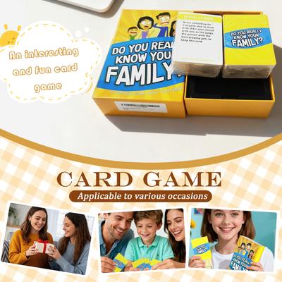 Это веселая семейная игра, полная разговоров и испытаний, идеально подходящая для детей, подростков и взрослых.