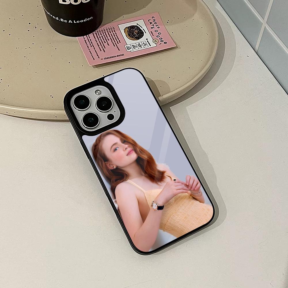 1 шт. Чехол для телефона с изображением актрисы S-sadie S-sink для Iphone 17 16 15 14 Air 13 12 11 Pro Max Mini Plus Fundas Shell PC+TPU Чехол