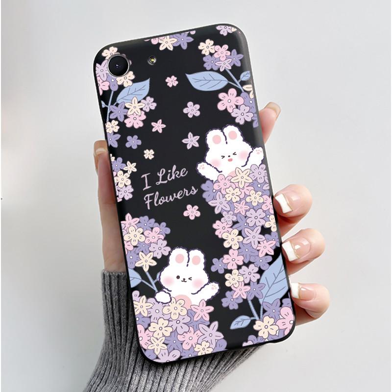 Case For sony Xperia XZ4 Compact Black Silicone Soft Case sony Xperia Ace 2019 Luxury Cute Love Rabbit Funny Cartoon Back Cover