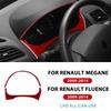 Carbon Fiber Style Interior Sticker for Renault Fluence Megane RS 2009 2010 2011 2012 2013 2014 2015 LHD RHD lnstrument Interior Panel