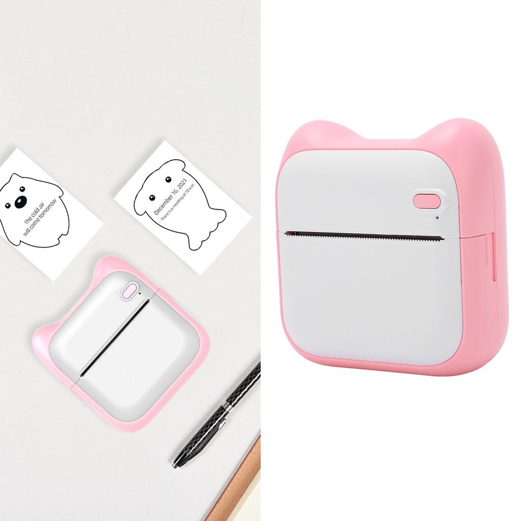 Мини-принтер Многоцелевой портативный беспроводной Smart HD Mini Memo Document Work Plan Record Record Poc