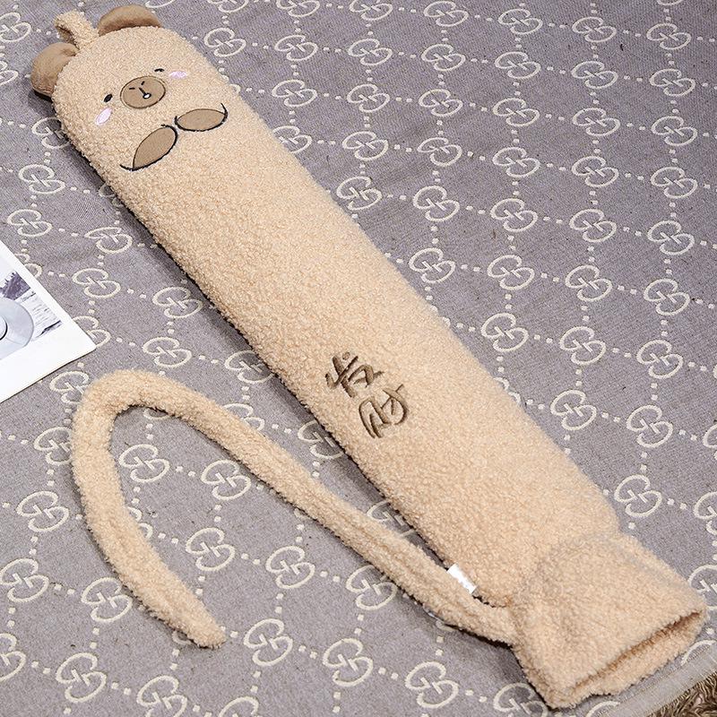 Cute Cartoon Hot Water Bottle & Long Pillow for Warming Hands & Sleeping, Ideal for Pregnant Women & Girls