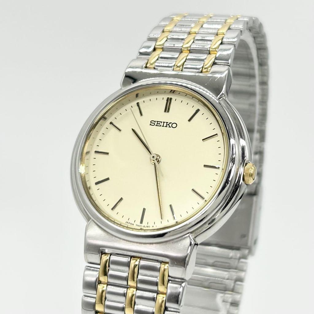 [USED] SEIKO 7N01-6G80 Vintage Quartz Watch