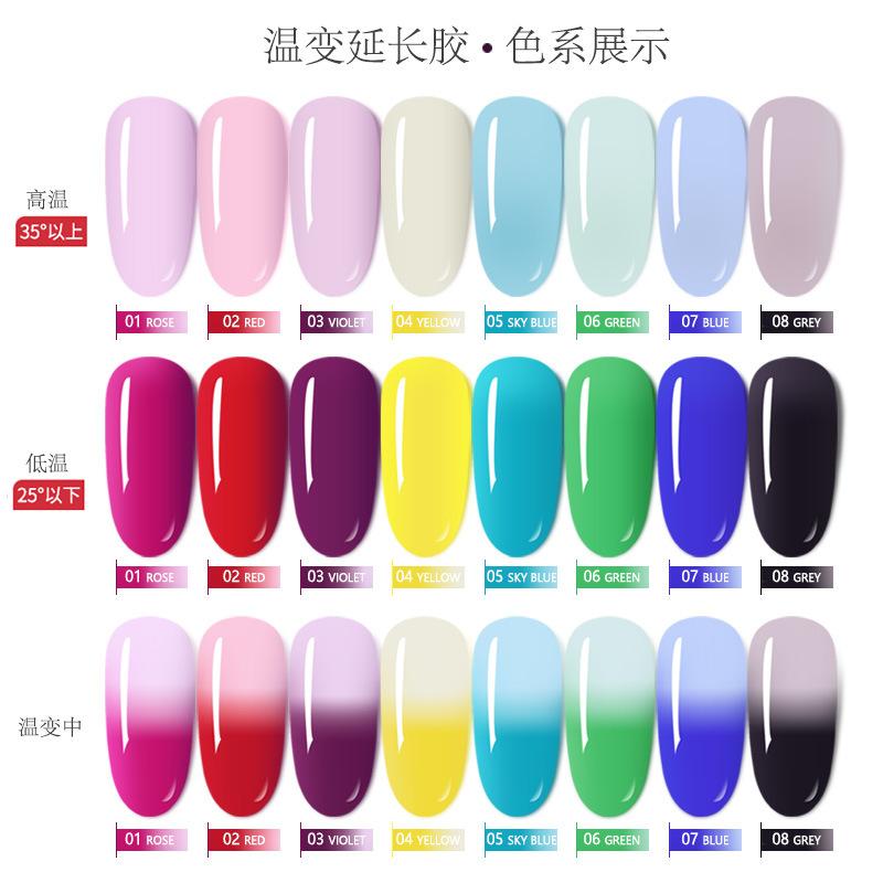 Nail Art Термостойкий Кристаллический Клей для Наращивания, Крем Для Быстрого Наращивания Ногтей, Твердый Кристаллический Клей Без Бумаги 15 Мл