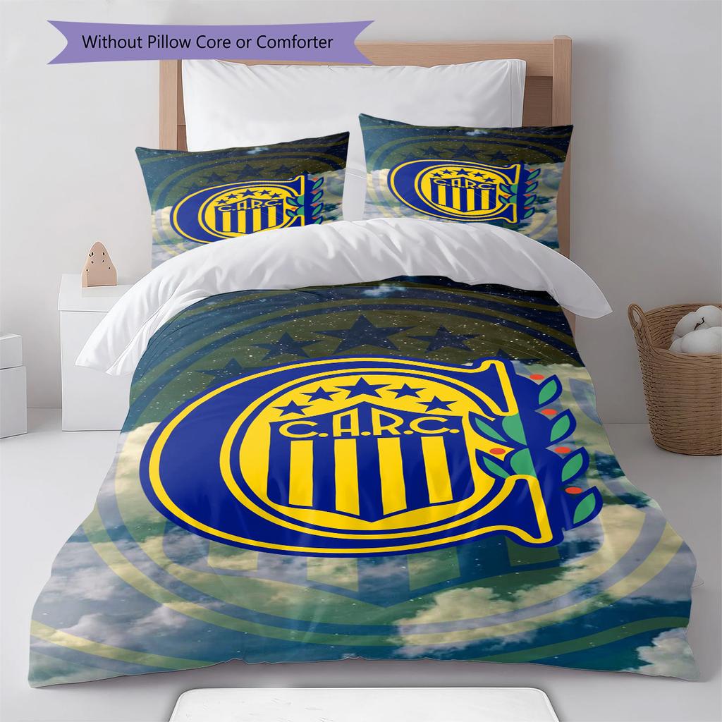 Carc 1889 Pattern Bedding Set Quilt Cover Pillowcase Home Decor Gift (1 * duvet cover + 2 * pillowcase, without core)