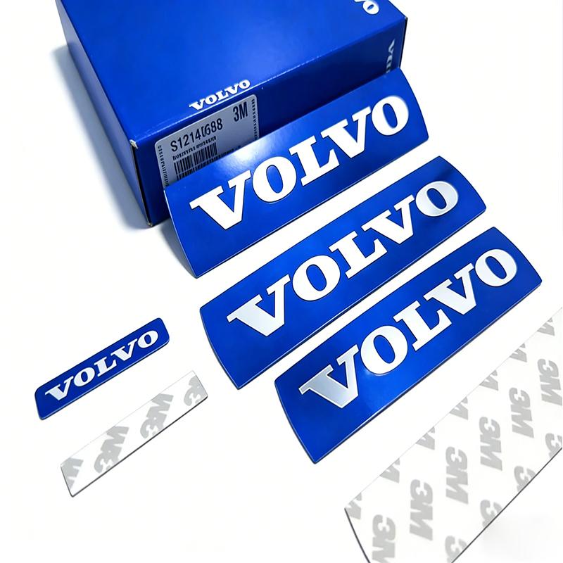 Наклейка на решетку радиатора и руль с логотипом для автомобилей Volvo Rdesign Polestar AWD V50 S60 XC60 S40 XC40 XC90