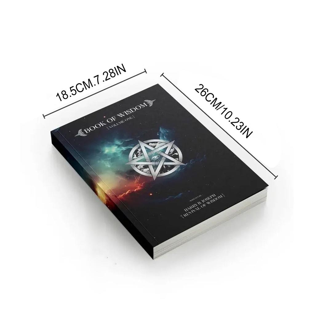 Книга Мудрости с Цветными Страницами Философский Блокнот Жизненного Руководства Для Саморефлексии и Медитации