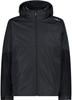 Куртка CMP Zip Hood Detachable Inn.Jacket (32Z1837D) Herrenjacke mit abnehmbarem Fleece-Jacket antracite/nero