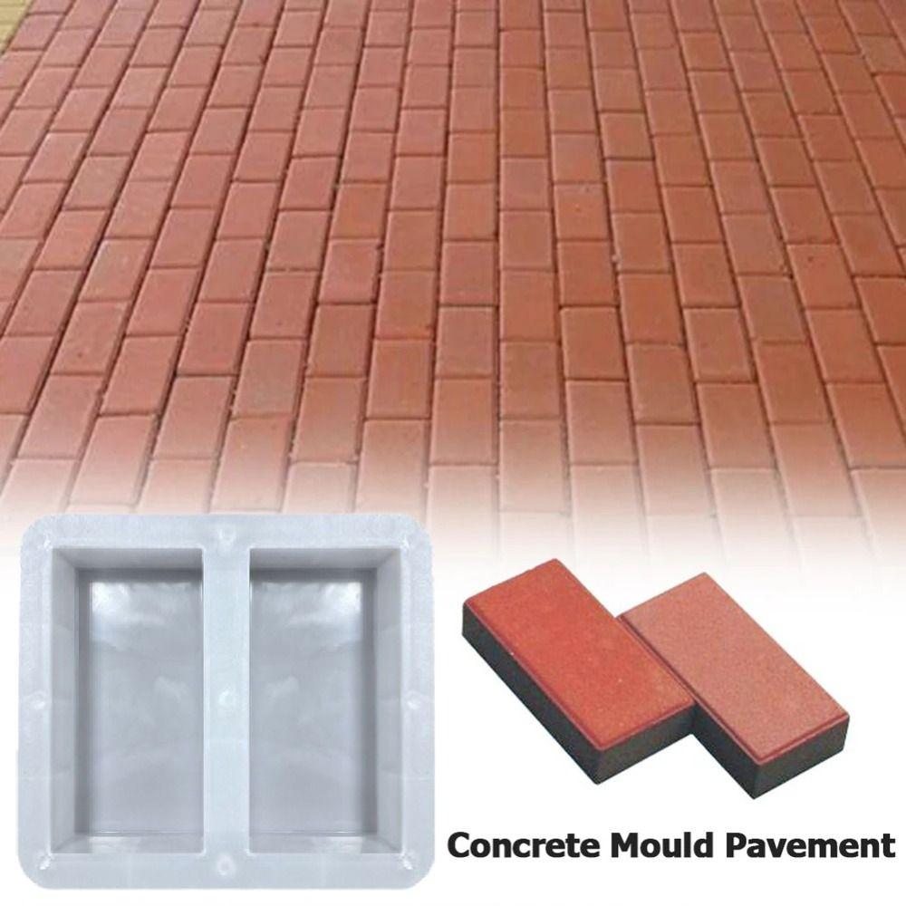Reusable Paving Cement Mold 20x10cm Cement Brick Mould Brick Stone Mold Home Path