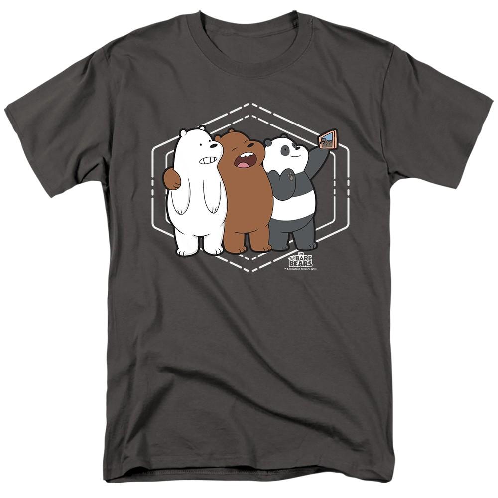We Bare Bears Selfie Licensed Adult T-Shirt