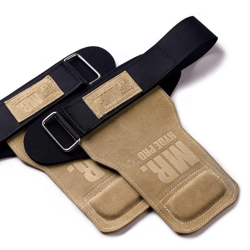 1 пара кожаных фитнес-лямки для пауэрлифтинга SBR Лямки для становой тяги Тренажерный зал/Фитнес