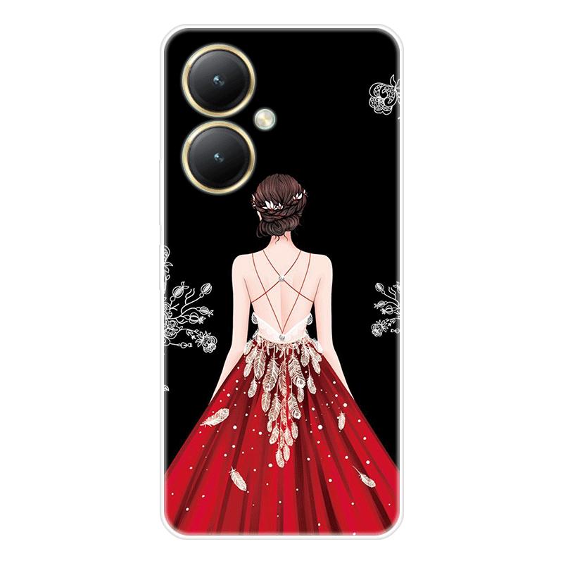 Для Vivo Y27 4G Y 27 5G чехол Мягкая силиконовая задняя крышка Чехол для телефона с рисунком из мультфильма Разнообразие