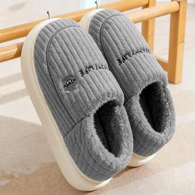 HANDUNYOU Унисекс Зимние Плюшевые Тапочки