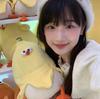 40CM Cartoon Simulation Anime Banana Yellow Chicken Plush Doll Children's Soothing Sleeping Chicken Pillows Holiday Gifts
