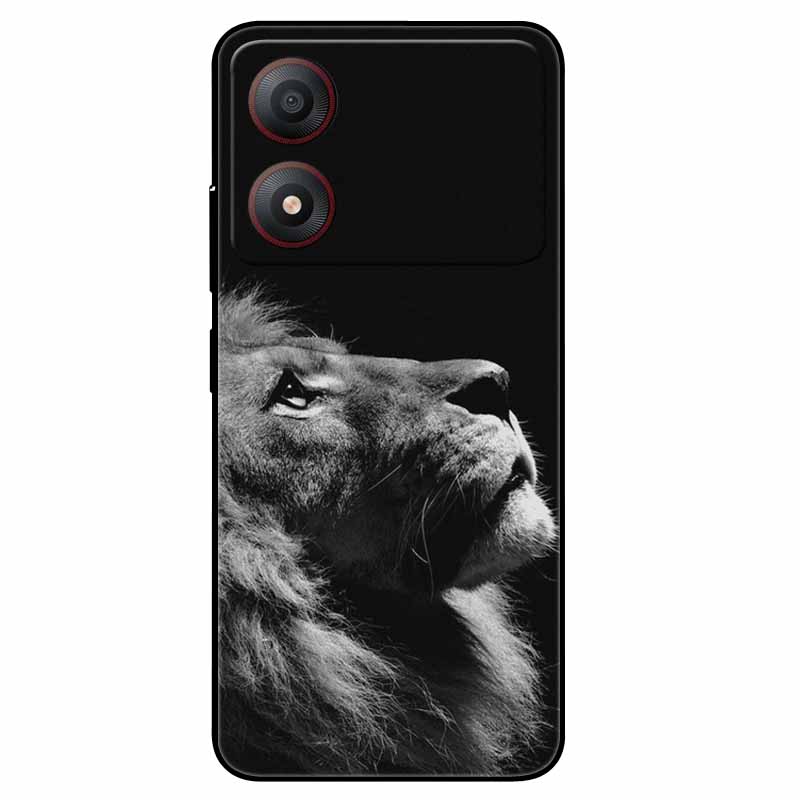 Для ZTE Blade A34 4G Чехол Ударопрочный ТПУ Мягкий Силикон Чехлы для Телефона для ZTE Blade A 34 Funda Расписной для BladeA34 Роскошный Capa