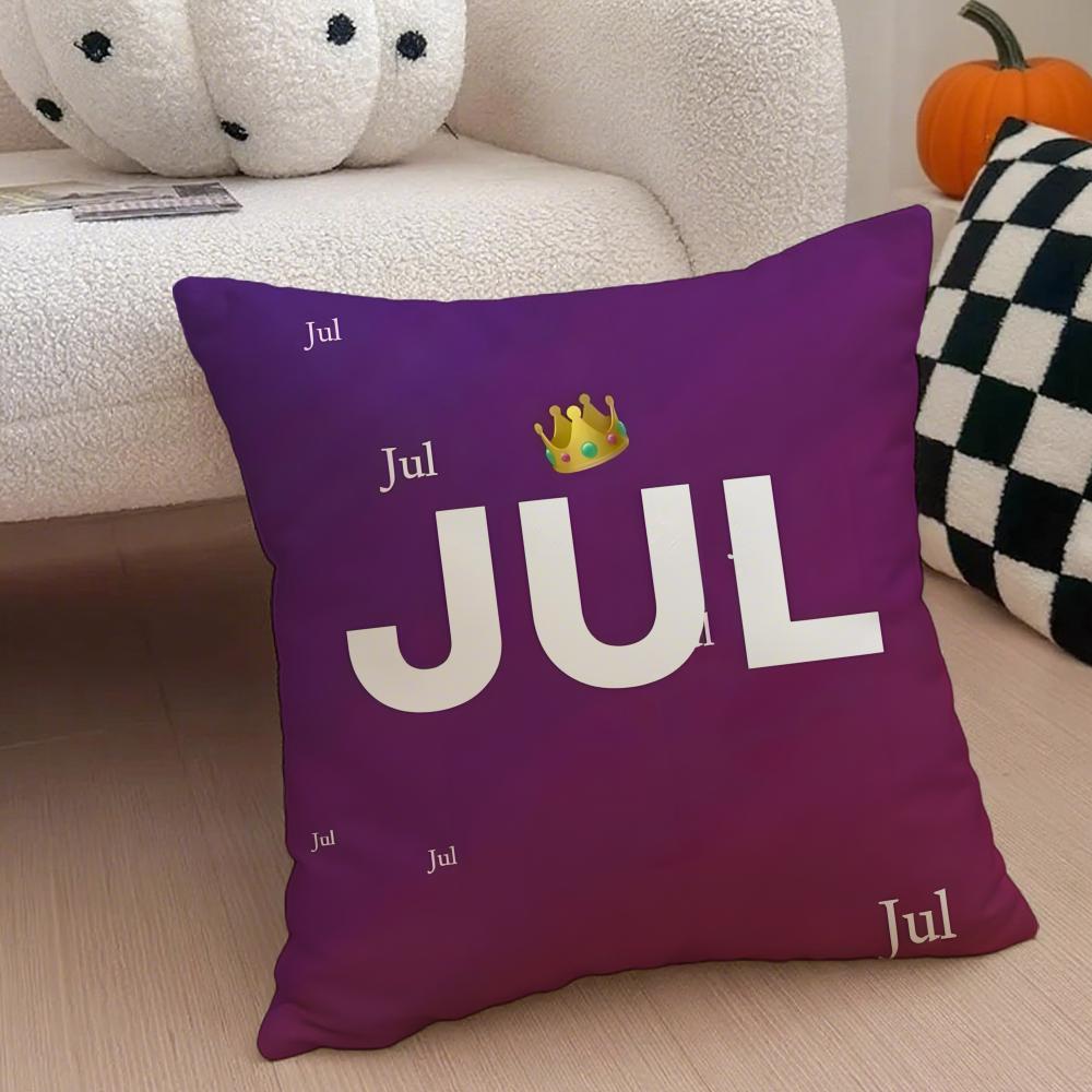 JJul Cushion Cover Linen Pillow Case Soft Breathable Protective Couch Room Decoration