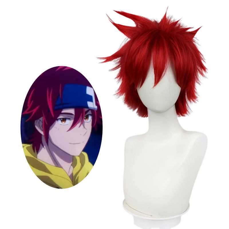 Sk8 The Infinity Kyan Reki Cosplay Wig High-quality Red Hairpiece For Cosplayers