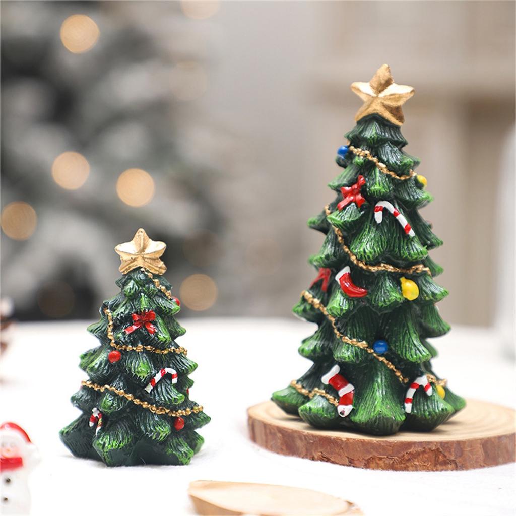 Desktop Christmas Tree Ornaments Small PineTree For Xmas Holiday Party Home Tabletop Tree OfficeDecoration