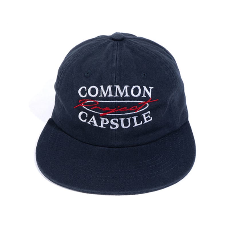 Commoncapsuleproject Овальная Кепка с 6 Панелями и Плоским Козырьком (военно-морской флот)