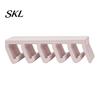 Multi-slot Lid Hanger Crisper Storage Rack, with 5-Slot Partition, Adhesive Wall Mount Anti-Mold Space Saving Organizer Hanger, for Square And