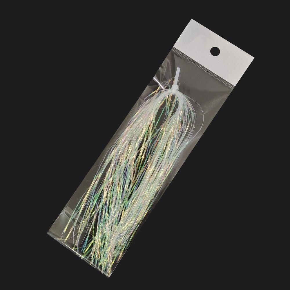Рыбья чешуя Голографическая мишура яркие волокна Материал для изготовления приманок Материалы для вязания мушек