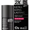 Oz Nail Oz Nail Увеличение стойкости Гелевый эффект Ультрамощный Верхнее покрытие для маникюра, 10 мл 1 шт.