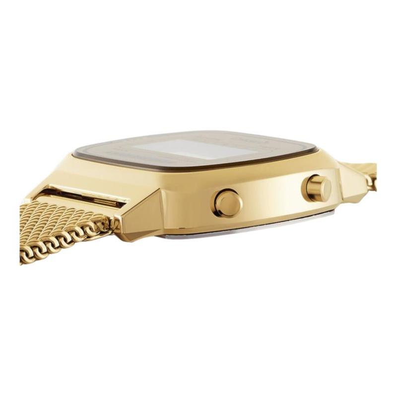 Casio Серия YOUTH - металлические маленькие квадраты, модный ретро-тренд, для работы и отдыха, классические маленькие золотые слитки, водонепроницаемый ЖК-дисплей, LA670WEMY-9