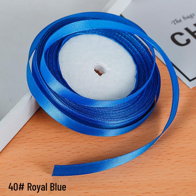 1 см атласная лента для украшения подарочной коробки и бантов, специальная для трансграничной торговли