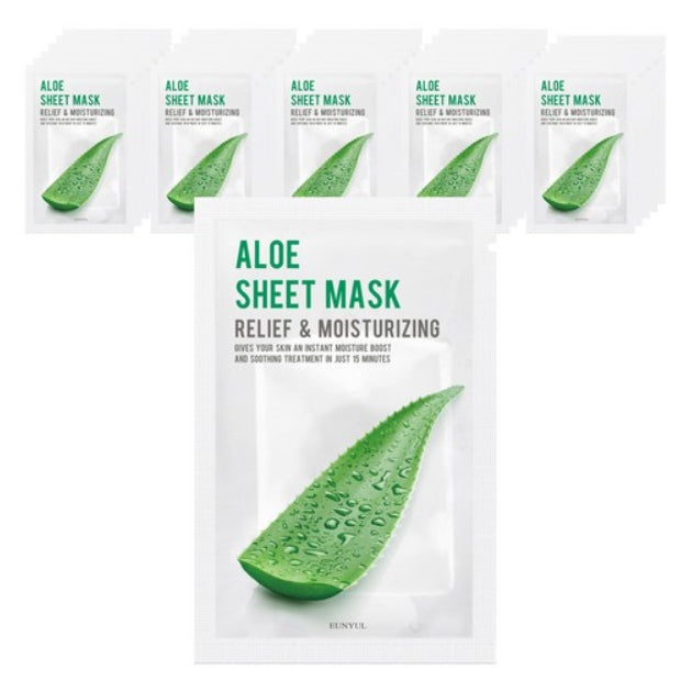 Тканевая маска Eunyul Purity с алоэ 22 мл*30 шт.