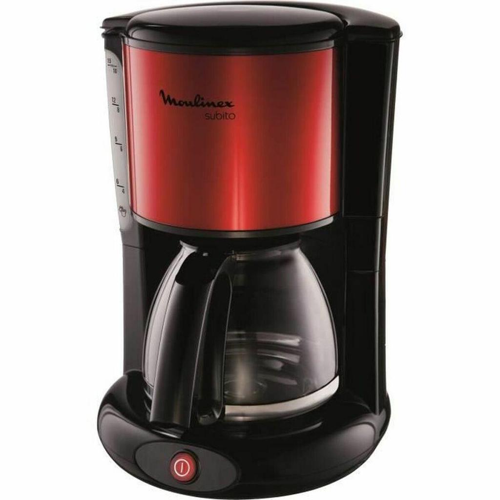 Moulinex FG360D11 Coffee Maker 1.25L 15 Cups Red/Black