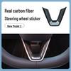 Декоративная накладка на руль Tesla Model 3 Dry Carbon