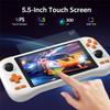 Портативная ретро игровая консоль K56, 5000 мАч, Android 14, для PS1/PSP/DC/SS, 5.5'' сенсорный экран, 50 эмуляторов