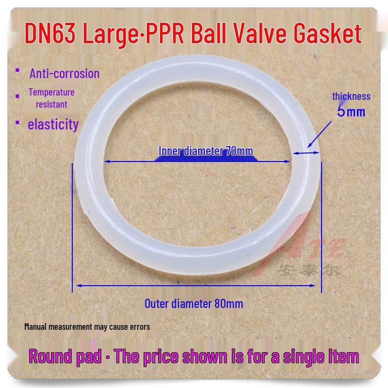 PPR Silicone O-ring Ball Valve Gasket for Pipe Fitting and Temperature Control