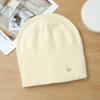Женская универсальная теплая вязаная шапка в корейском стиле, утолщенная шапка-бини, для большой головы, облегающая, новая шапка