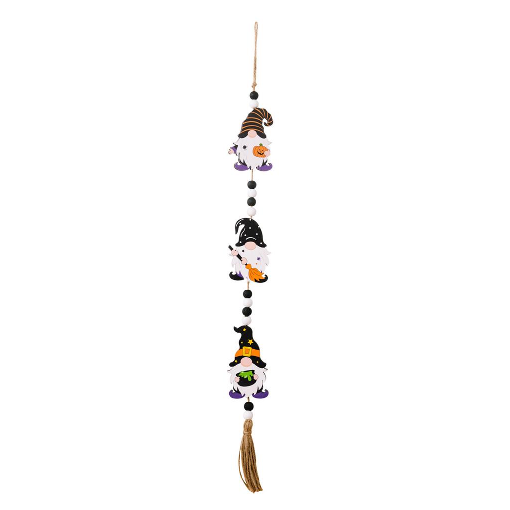 Halloween Hanging Home Party Ghosts Festival Decorative Bead Strings Witch Pumpkin Bats Pendants