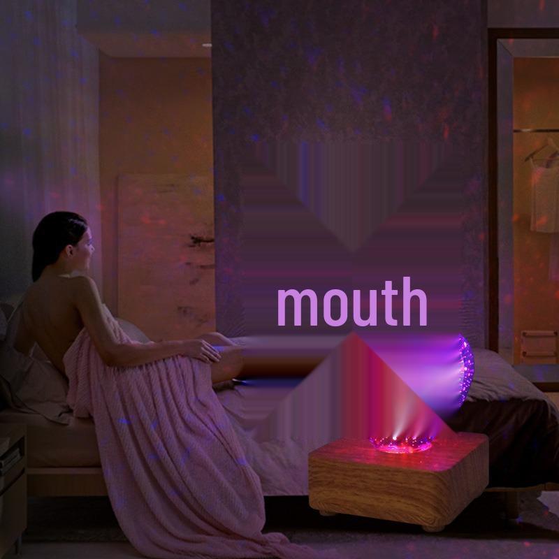 RGB 3D Фейерверк Ночник в форме Сердца - Мечтательная Романтическая Атмосфера USB Настольная Лампа для Рождества и Праздников