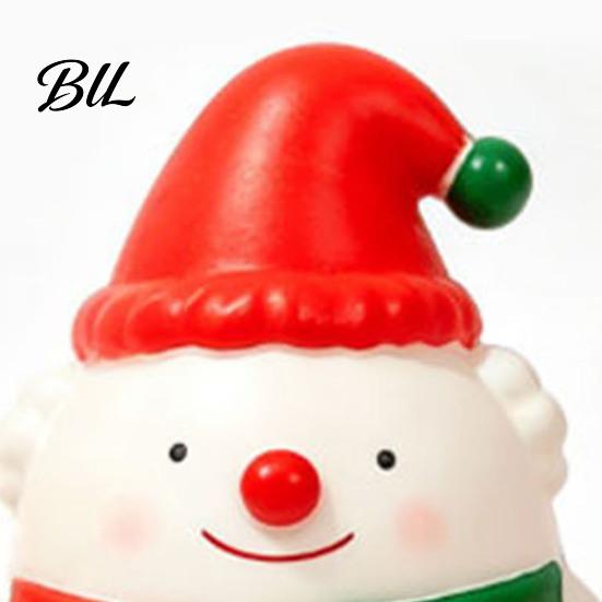 Slow Rebound Squeeze Toy Christmas Snowman Toy, Stress Relief Cute Fidget Sensory Toys Figurine, Stocking Stuffer Party Favor, Gift for Kids