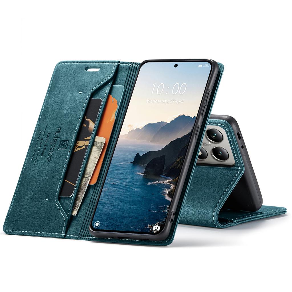 Для серии Xiaomi Redmi. Xiaomi Mi 10T 5G, 11T, 14T, Redmi Note 9 Pro, K30S, 12C, Poco X7... Чехол-кошелек в стиле ретро с откидной подставкой и защитой от падений