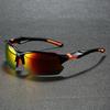 4 Men's and Women's Cycling Running Fishing Sunglasses UV Resistant Sunglasses Lightweight Half Frame Sunglasses