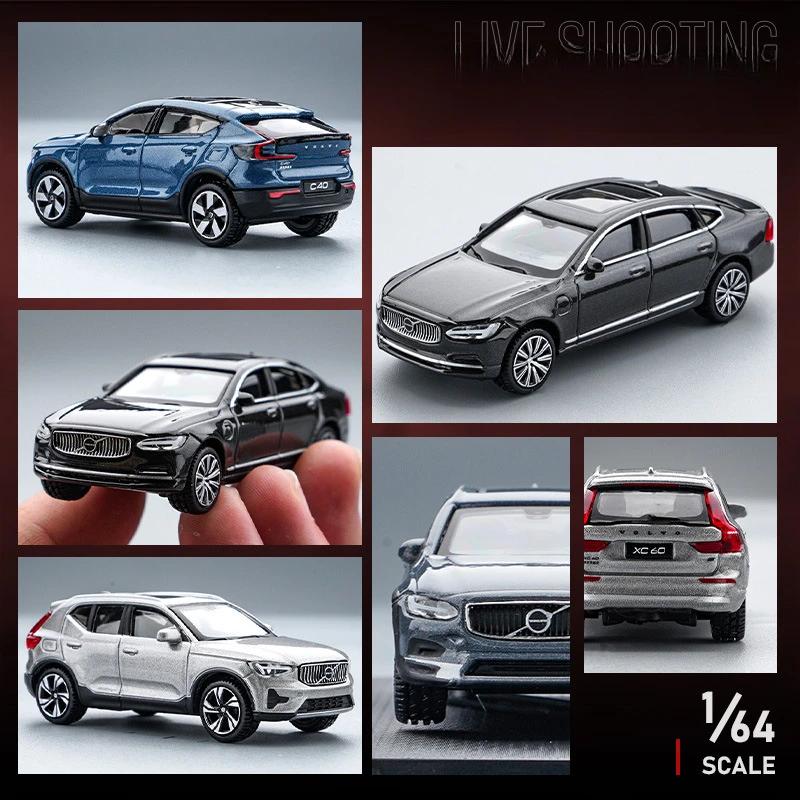 Simulation 1/64 Volvo XC60 XC40 Alloy Car Model Diecast Metal Toy Vehicle Collection Miniature Voiture Home Decor Boy Car Toy
