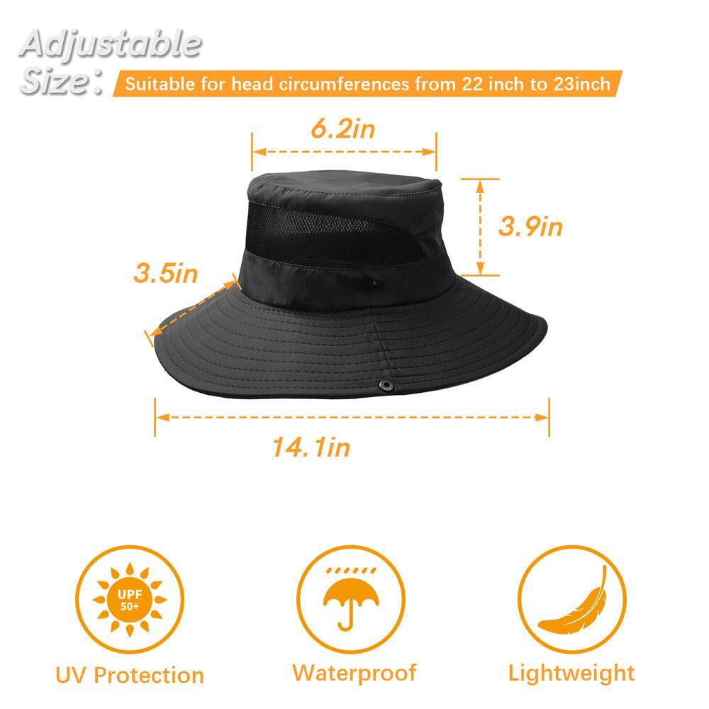 1 шт. шляпа от солнца Bucket Cargo Safari Bush Boonie летняя рыболовная шляпа UPF 50+ для мужчин и женщин