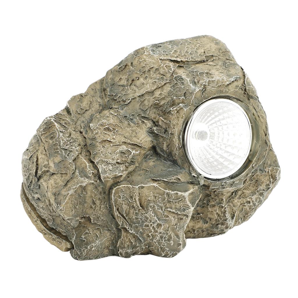 Уличный ящик для ключей в виде искусственного камня с солнечной подсветкой, из смолы, имитирующий камень, держатель для запасных ключей, для сада, двора, входных зон