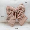 Милый тканевый блестящий fabric бант Без выцветания Золотой/Розовый/Красный Рождественский бант Декор Аксессуары для рождественской елки Домашний декор