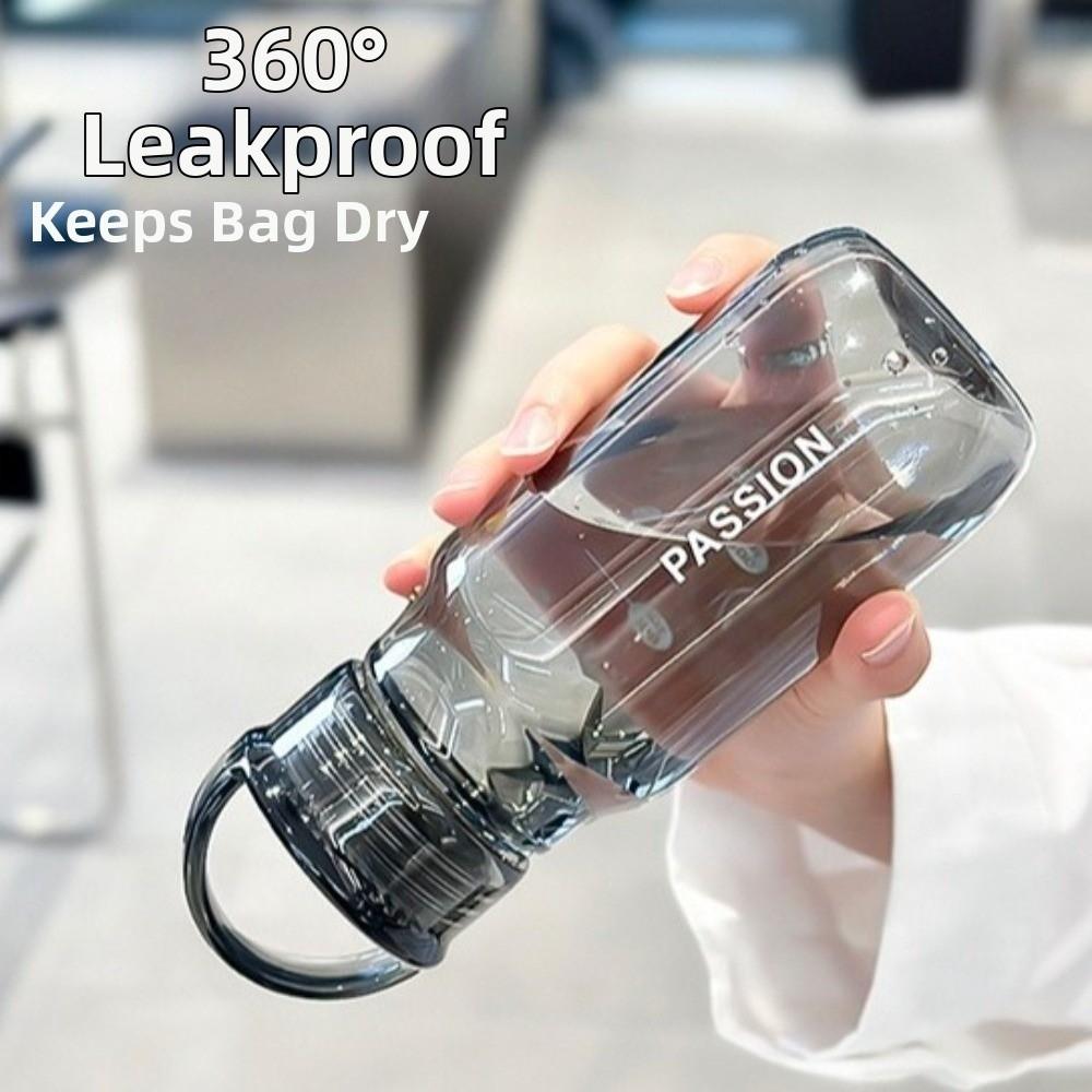 Transparent Portable Water Cup Leak Proof Cold Drink Cup Gym Fitness Drinkware Gym Fitness