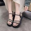 2025 Luxury Summer Women's Sandals Platform Roman Style Sandal Casual Cheap Liquidation Trending Comfortable Ladies Shoes Sales