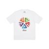 Palace Ich Bun Logo Print Round Neck Short Sleeve T-Shirt Unisex Tops White P21TS009
