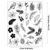 Лист ветка прозрачные силиконовые прозрачные штампы для печати DIY Скрапбукинг Фотоальбом Декор Искусство Сад Растение