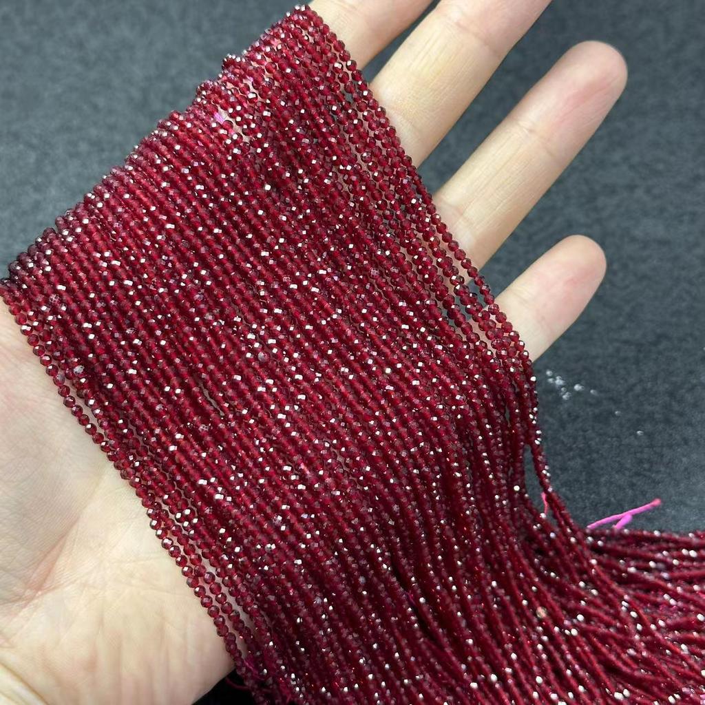 2 мм редкоземельный стеклянный кристалл граненые бусины кисточка ключица цепочка браслет ожерелье аксессуары