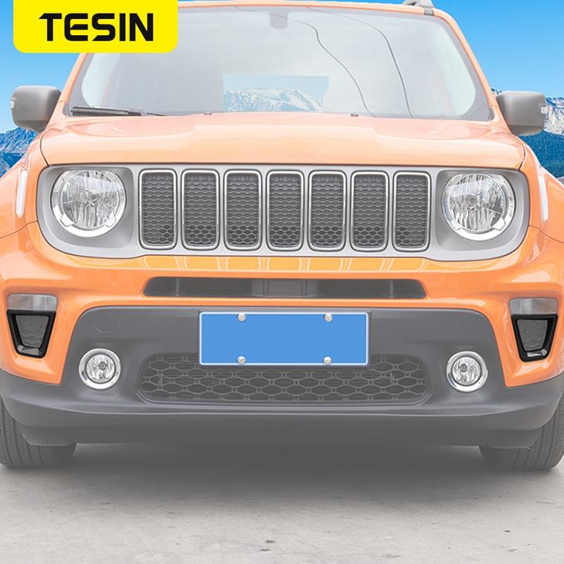 TESIN автомобильный передний указатель поворота, декоративная лампа, накладка для Jeep Renegade 2022 2023, внешний вид